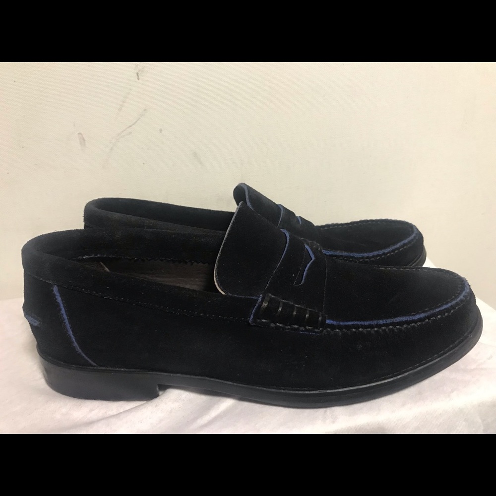 🔥 AUTHENTIC  VINTAGE PAUL SMITH TUBBS   BLUE SUEDE MOCCASINS